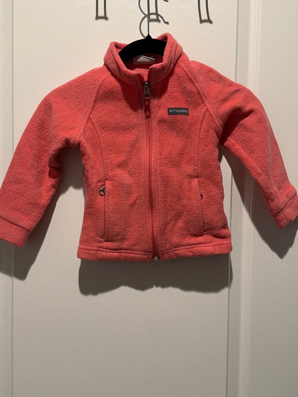 Columbia Girls' Coral Pink Fleece Jacket
